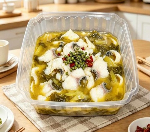 American-style PP square food container