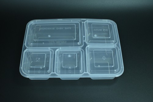 PP Korean-style five-layer square lunch box